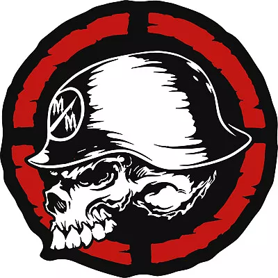 Metal Mulisha Head And Logo Decal Sticker Us Car Window Skull Helmet Truck • $3.99