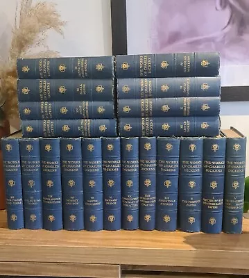 1930s The Complete Works Of Charles Dickens 20 Volumes Gresham Publishing • £299.99