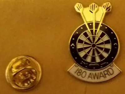 180 Darts Dartboard Lapel Badge • £3.50