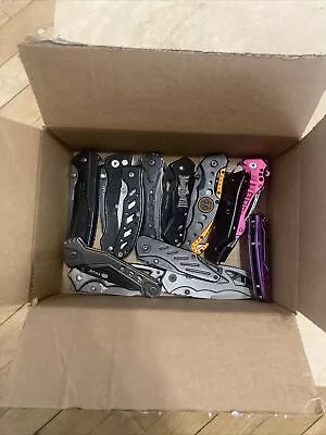 13 TSA Confiscated METAL KNIVES: Tac-Force/Cabela's/Gerber/Remington Etc. LOOK! • $135