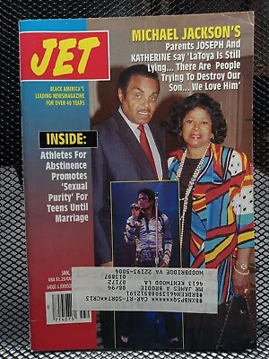 Michael Jackson 5 Parents Love Racial Black Americana JET Magazine Jan 10 1994 • $9