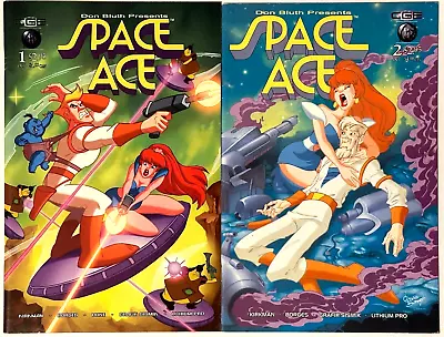 Space Ace #1 & 2 Don Bluth Presents Robert Kirkman 2003 CGE CrossGen Comics 🔥 • $29.99