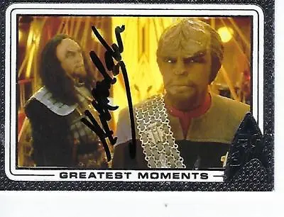 J.g. Hertzler Signed 2017 Star Trek 50th Anniv Greatest Moments #63 - Martok • $17