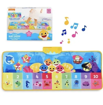 Nickelodeon Pinkfong Baby Shark Official - Step & Sing Piano Dance Mat Musical • £14.99