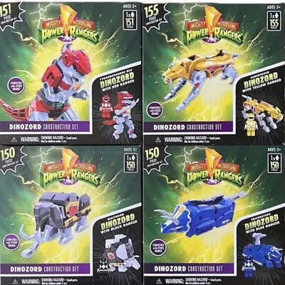 Mighty Morphin Power Rangers Dinozord Megazord Construction Complete Set Of 4 • $49.95