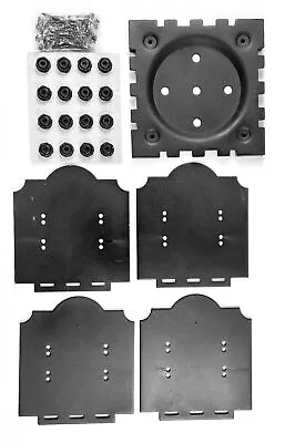 Ozco Post Base Kit Laredo Sunset Galvanized Powder Coated Steel 10 X 10 In 56605 • $183