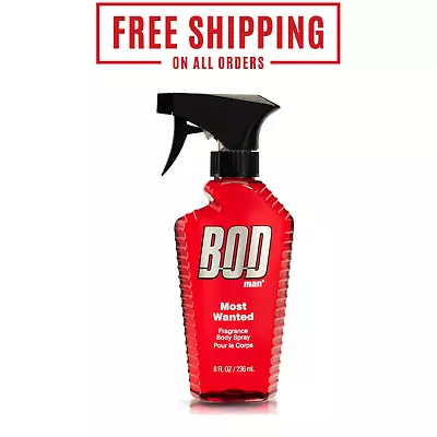 BOD Man Most Wanted Fragrance Body Spray 8 Oz • $10.22