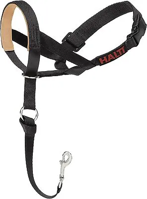 Halti Dog Headcollar Padded Black No Pull Comfortable & Secure Size 0 Small • £6.49