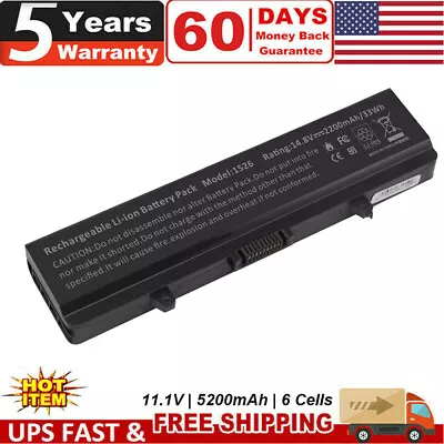 ✅Battery For Dell Inspiron 1525 1526 1545 1546 1440 1750 GW240 X284G RN873 RU586 • $13.99