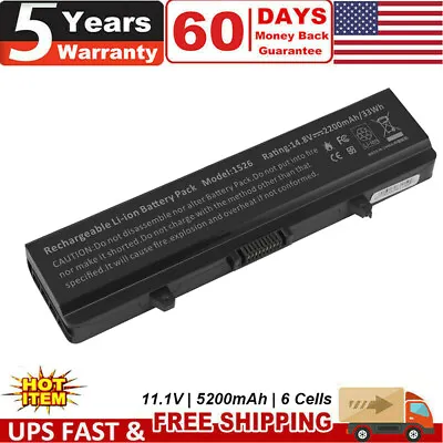 Battery For Dell Inspiron 1525 1526 1545 1546 GW240 RN873 X284G M911G 0XR694 • $13.99