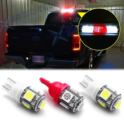 2 White 1 Red 921 LED Truck Cargo Area Bed Lights + 3rd Third Brake Light Bulbs • $8.99