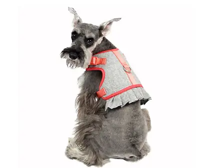 NWT Martha Stewart Fashionable Tweed Dog Harness XXS Coral Dress Retail $28.50 • $19.05