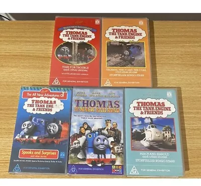 Thomas The Tank Engine & Friends 5 VHS PAL Bundle • $45