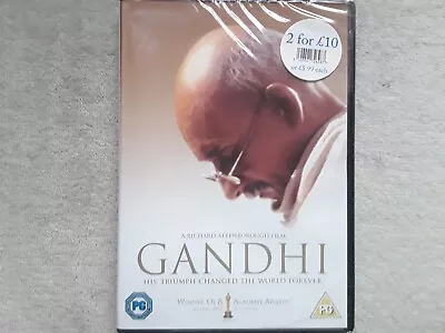 Gandhi (DVD 2007) Brand New Sealed • £3.99