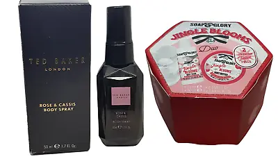 £12.99 • Buy Ted Baker Rose & Cassis Body Spray Full Size 150ml ; Soap & Glory Jingle Blooms