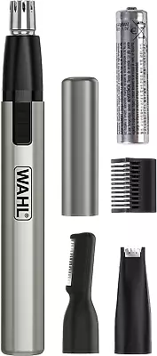 Wahl Lithium Ion Micro Finisher Detailer Face Ears Nose Eyebrow Hair Trimmer • £12.69