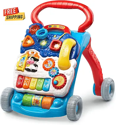 Vtech Sit-To-Stand Learning Walker (Frustration Free Packaging) Blue • $56.54