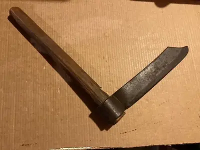 $40 • Buy Vintage Blacksmith Hand Forged Carpenter's FROE / Shingle Tool  Primitive - LQQK