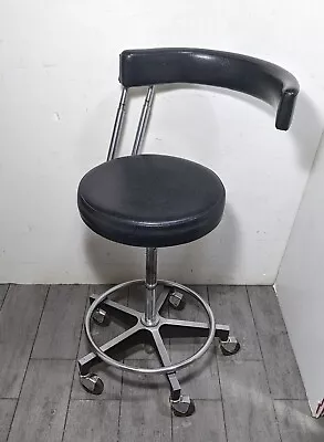 Vintage DENTSPLY USA F&F Koenigkramer Adjustable Dental Stool Dentist Exam Chair • $450