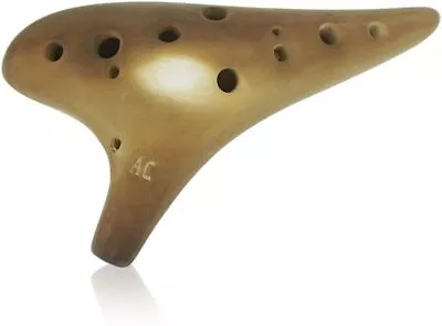 12 Hole Alto C Smoked Straw Fire Ocarina A Fantastic Ocarina For Performance • $41