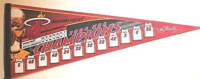 Miami Heat 2006 Nba Basketball Champions Vintage Rare Pennant New/mint • $11.99