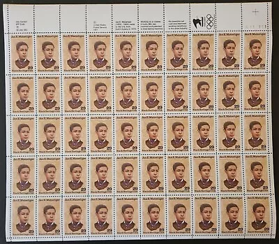 US Scott # 2567 - 1991 - 29c - Black Heritage - Jan Matzeliger - 50 Stamp Sheet • $19.95