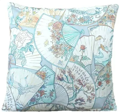 Fanfare Cushion Cover Matthew Williamson Printed Fabric Fans Reduce  To Clear • £4.99