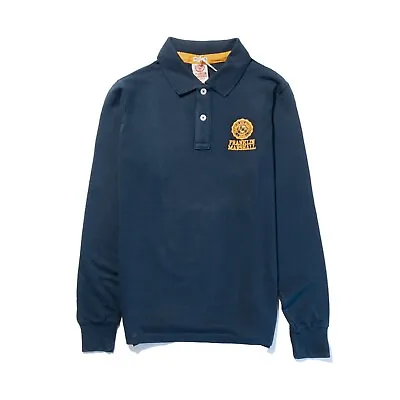 £14.99 • Buy Navy Blue Authentic Franklin And Marshall Polo LONG Sleeve T-Shirt BNWT CB2