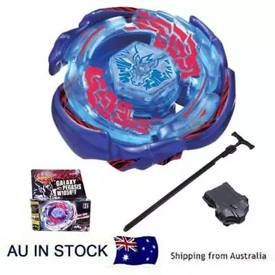 Galaxy BB70 Pegasus Fusion Masters Beyblade Metal Gyroscope With Handle Launcher • $18.55