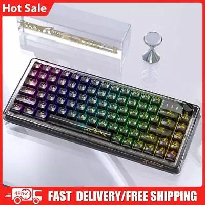 Mechanical Lighted Keyboard 81Keys K75 Keypad 3 Mode Wireless 2.4G For PC Laptop • $116.92