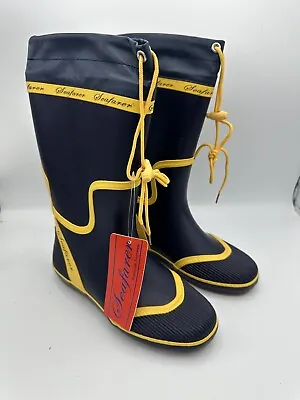 Seafarer Wellie Wellies Boating Sailing Wellington Waterproof Boots UK Size 6 • £24.95