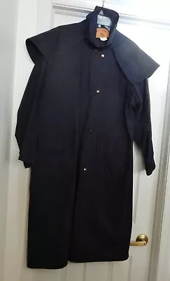 Stockman Duster Coat With Cape Black Women's Size 4 S  • $124