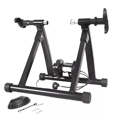 Steel Ultra Silent Bicycle Trainer With Magnetic Flywheel 600w Riding Platform • $100.30