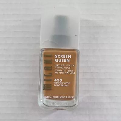 Milani Screen Queen Natural Finish Foundation 430 Toasted Tawny - 1 Fl Oz • $8.99