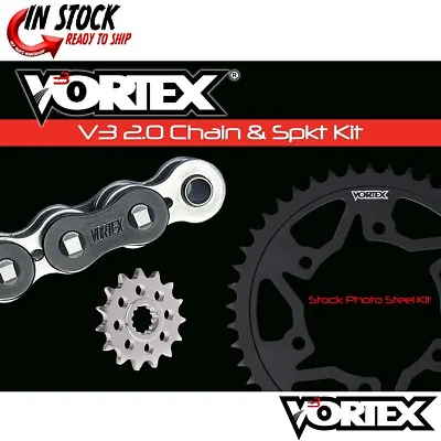 Yamaha YZF-R6 2006-2023 Vortex 520 Chain And Sprocket Kit 15-47 Tooth CK6316 • $161.46