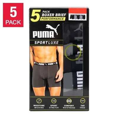 5 Pack Puma Men's Microfiber Boxer Brief • $23.98