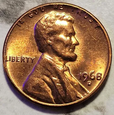 1968 D   Lincoln Memorial Cent - BU • $1.35