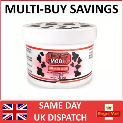 Udderly EXTRA SMOOTH Care Unscented Cream With Urea DRY Skin 227g - Best Price • £12.35