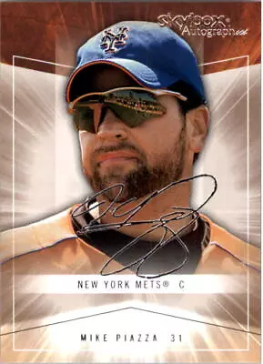 2005 (METS) SkyBox Autographics #35 Mike Piazza • $1.49