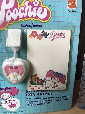 Poochie Dog Stamper Vtg Clip On Stamp RARE Mexican Made In Mexico Mattel MIB • $29.99