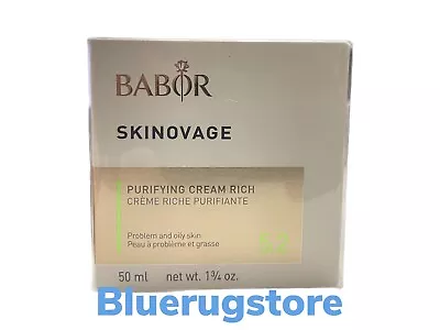 Babor Skinovage Purifying Cream Rich Purifiante 5.2 1.75 Oz SEALED NEW IN BOX! • $35.02