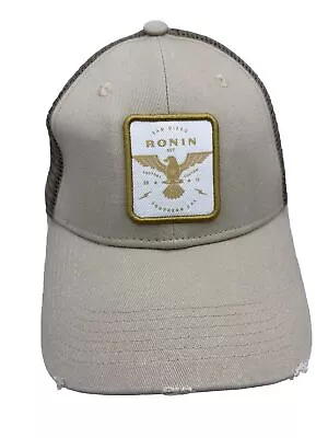 Ronin San Diego Southern California Hat Tan Trucker Hat Adjustable Mesh • $11.99