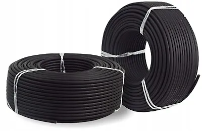 3m Solar Panel PV Cable Wire DC Rated Black 6mm² Original ENCO TÜV Approved • £6.99