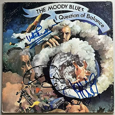 The Moody Blues Signed Vinyl LP Question Of Balance Graeme Lodge Pinder JSA • $899.99