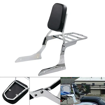 $159.99 • Buy Backrests Sissy Bar Luggage Rack For Yamaha V Star 1300 XVS1300 A 2007-2015 #CH