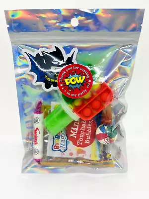 Superhero Party Favours Pre-filled Party Bags Fidget Toysstickers Sweets Her • £3.45