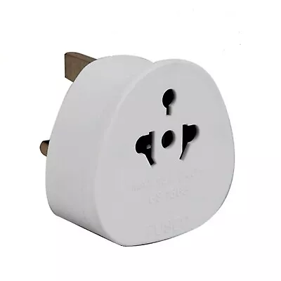 3 Pin Plug Universal Travel Adapter To UK-USA AUS US To UK New Visitor Adaptor • £3.99