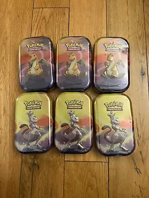 Pokemon Kanto Power Tins Set Of 6- Sealed - XY Evolutions Booster Packs - K19 • $145