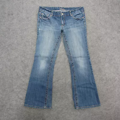 Vanity Jeans Women's 30x31 Blue Medium Wash Flare Jeans • $15.99