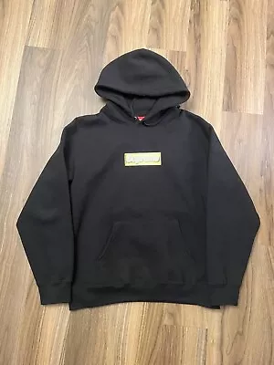 Supreme Bling Box Logo Hoodie Medium Vintage Bogo Bape Palace  • $180